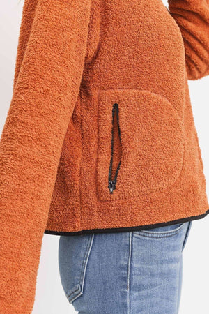 Long Sleeve Half Zipper Pullover Loopie Terry