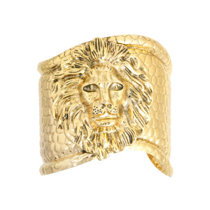 Gold Lion Cuff