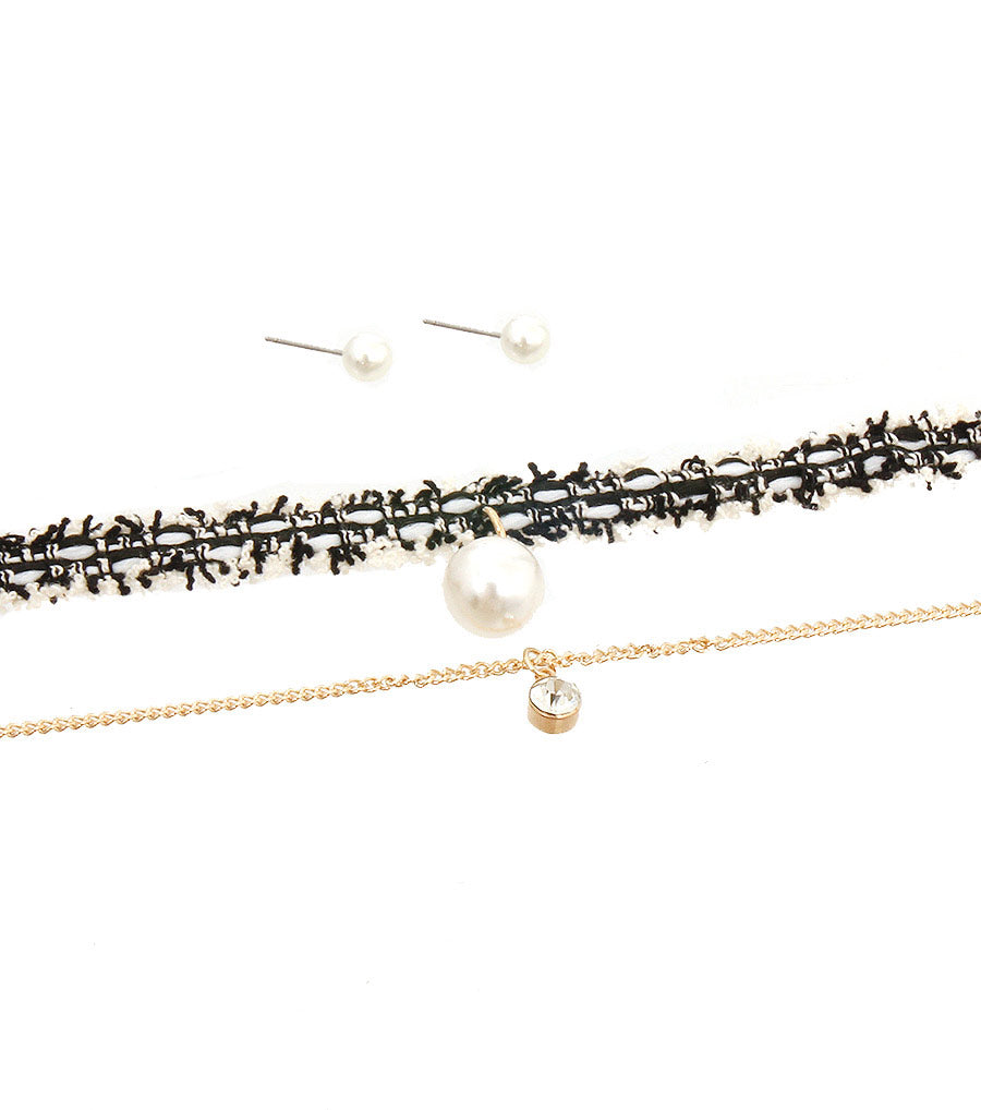 Yarn Layered Choker