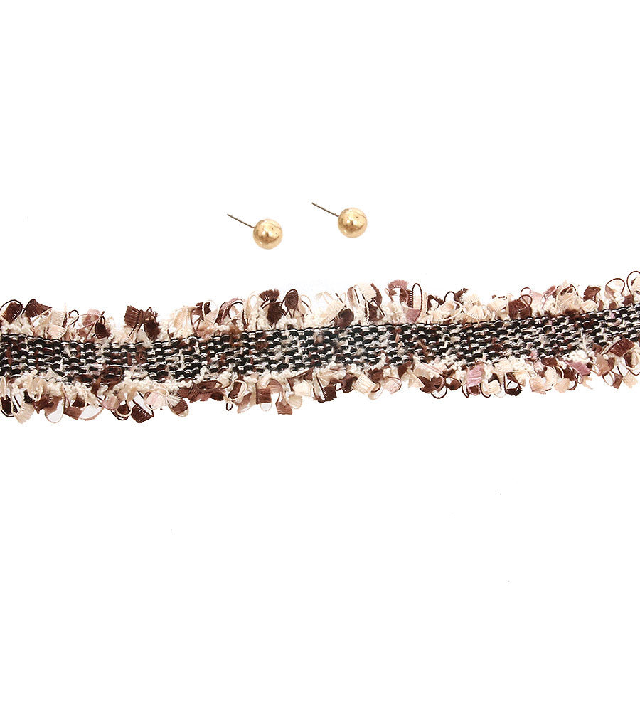 Layered Yarn Choker