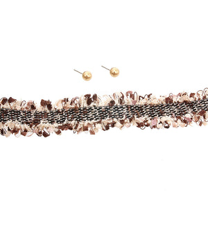 Layered Yarn Choker