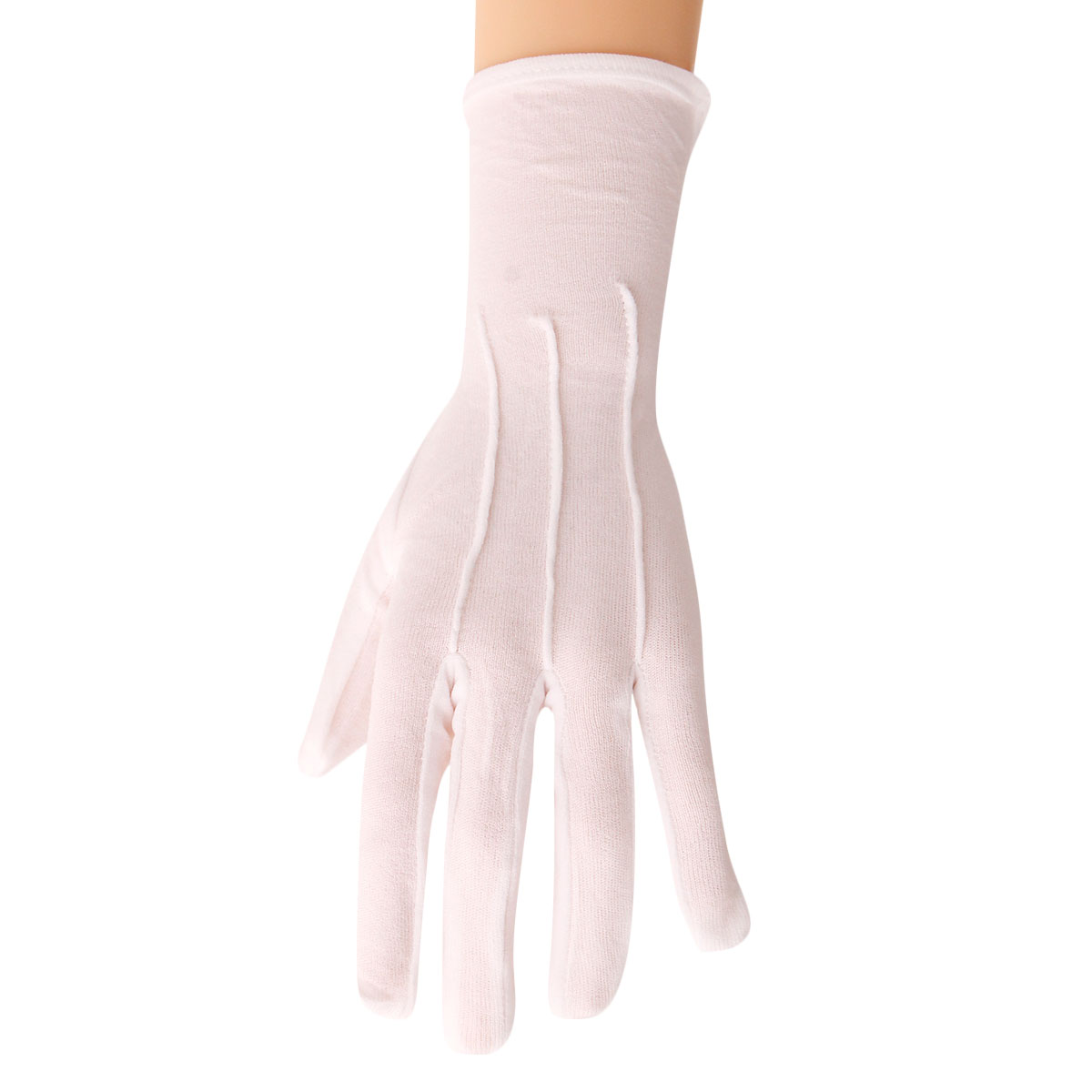 White Large Formal Gloves