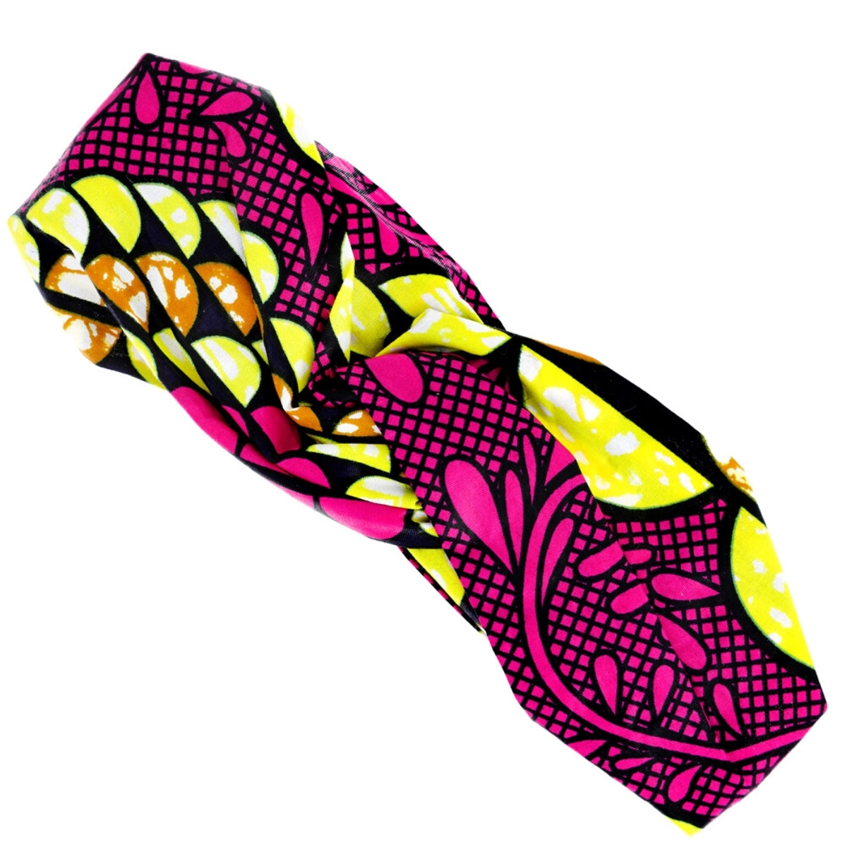 Fuchsia Afrocentric Knotted Headband