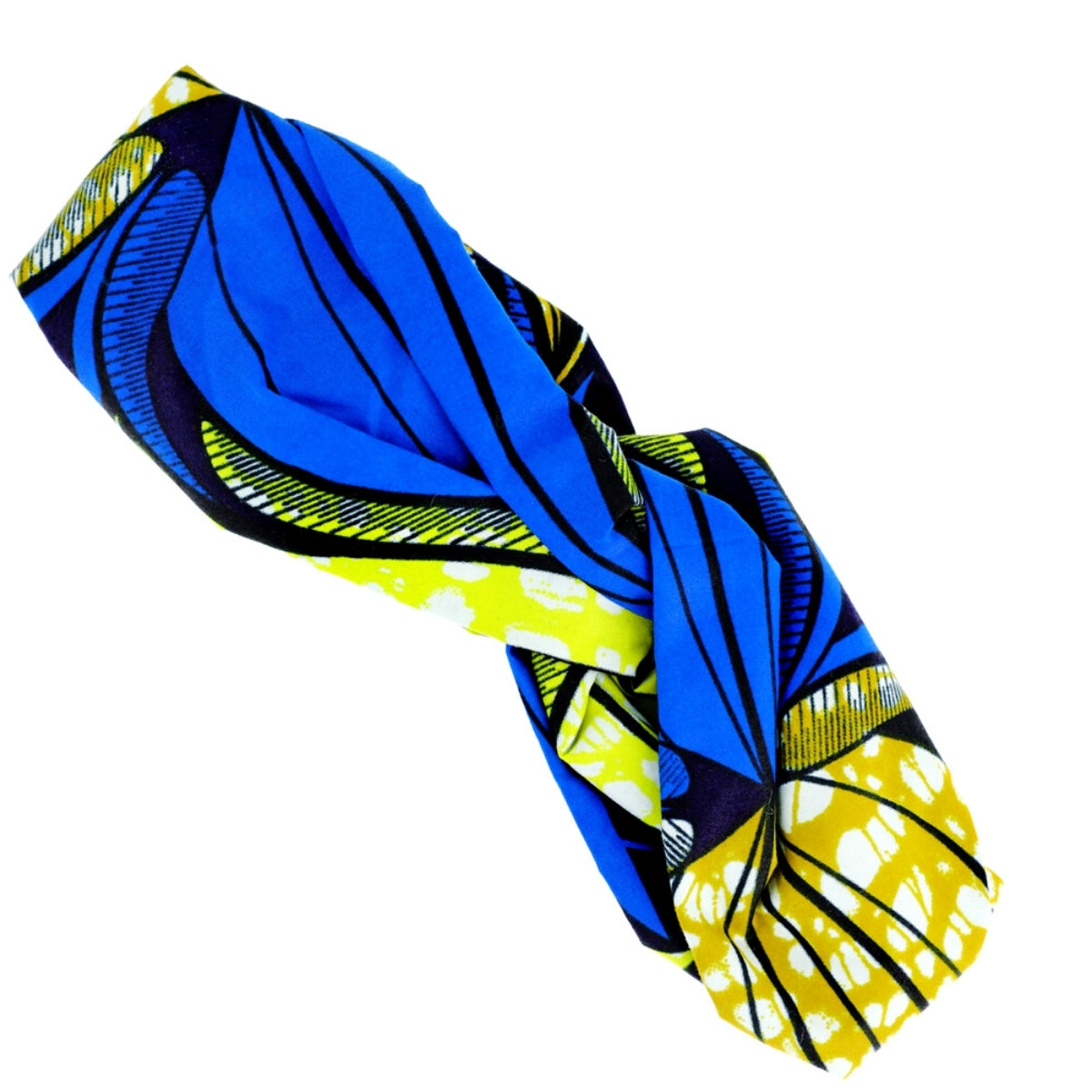 Royal Blue Afrocentric Knotted Headband