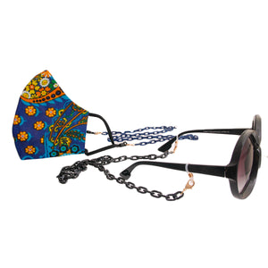 Navy Link Sunglasses Chain
