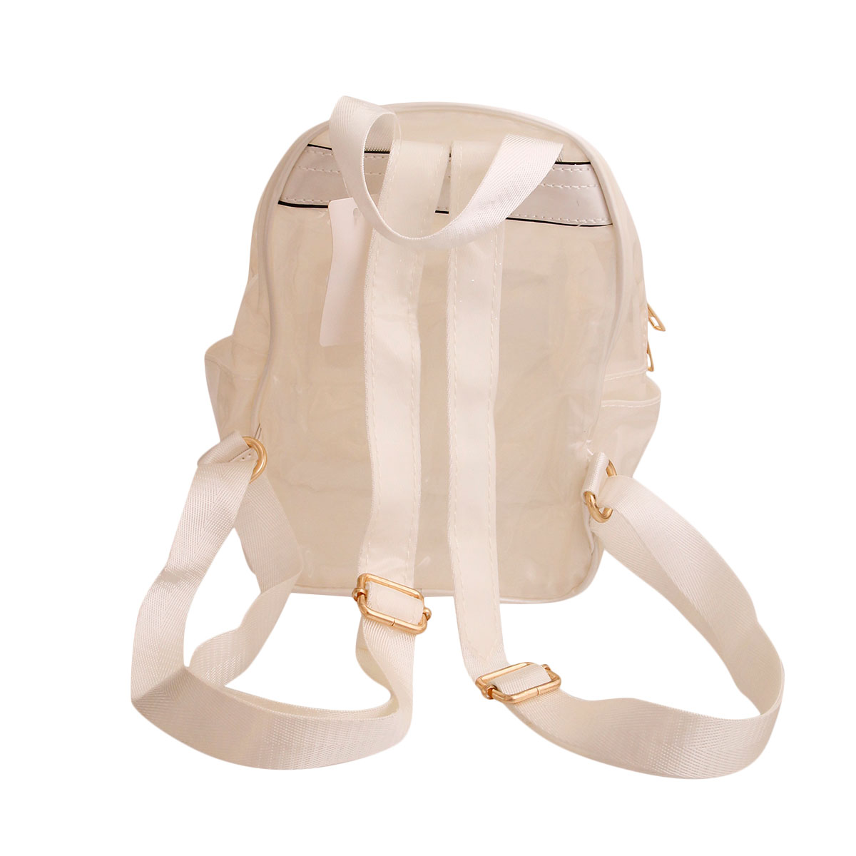 WhiteTransparent Backpack