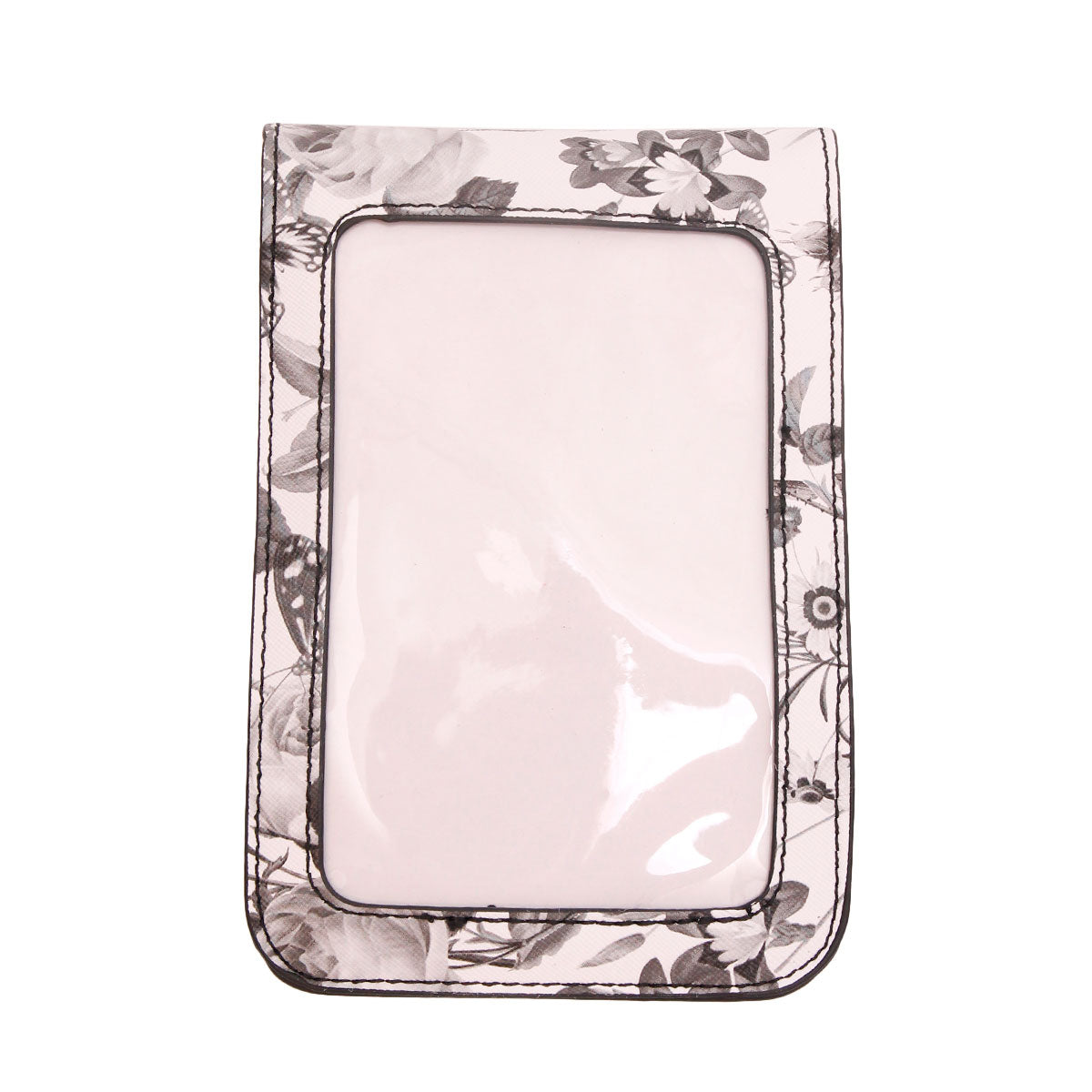 Black and White Floral Cellphone Wallet