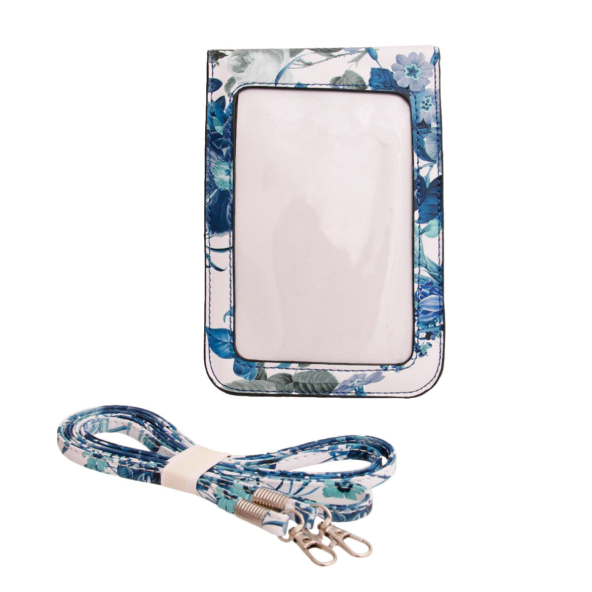 Blue Floral Cellphone Wallet