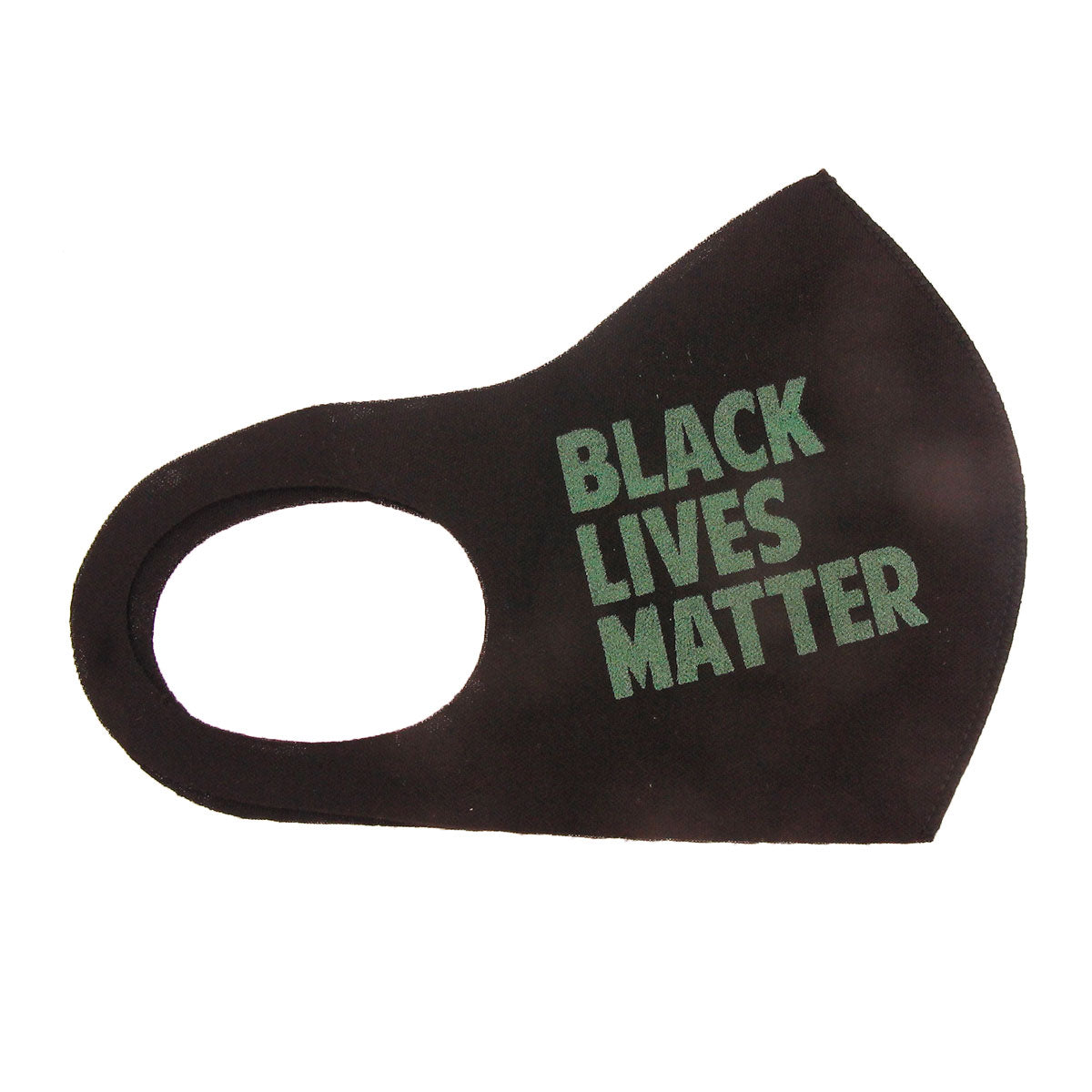 Green Print BLACK LIVES MATTER Mask