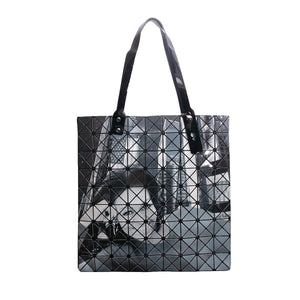 First Lady Obama Black and White Prism Tote