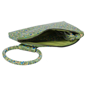 Peacock Green Bangle Clutch