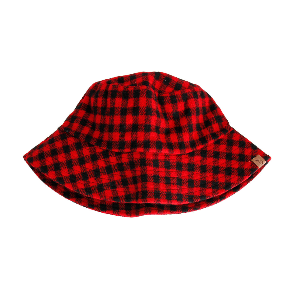 Red Buffalo Plaid Bucket Hat