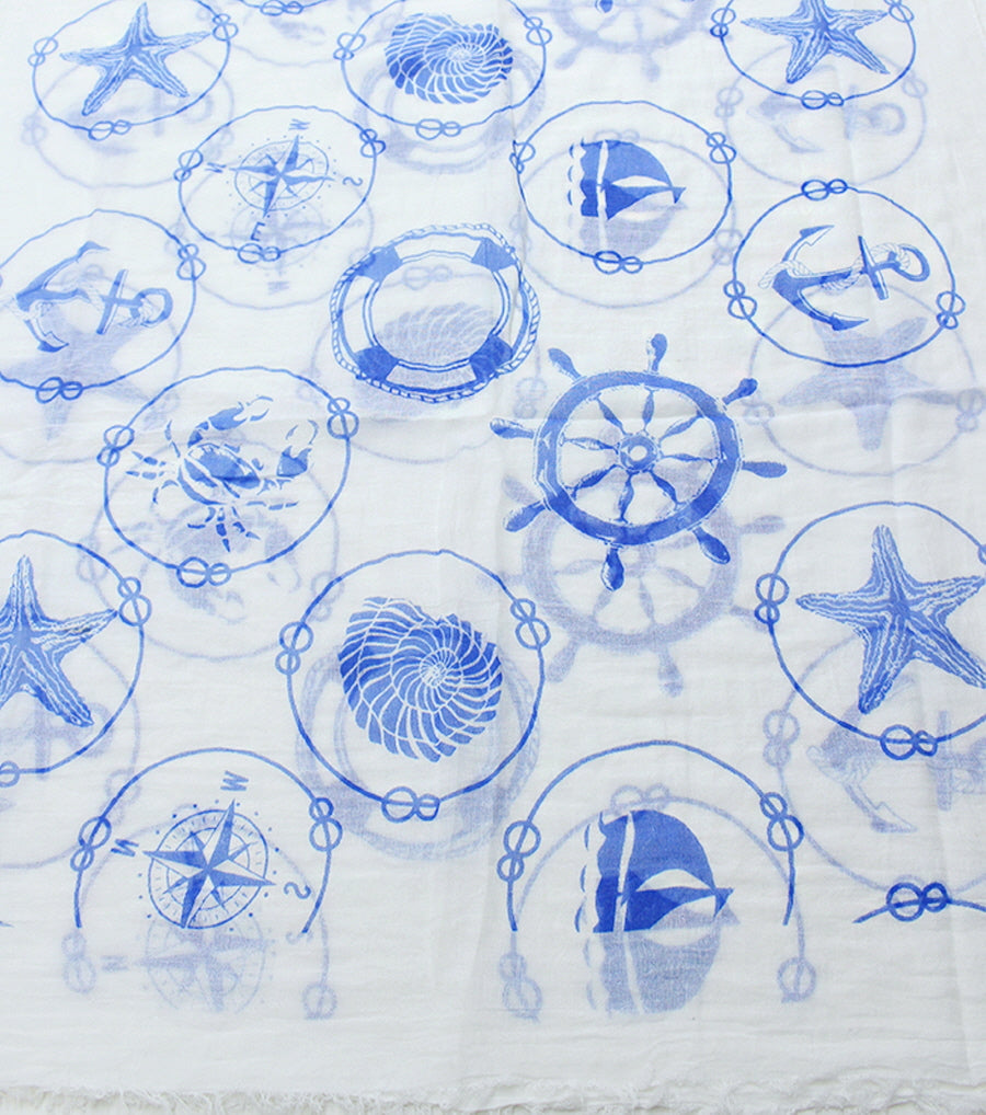 Sea Life TPrinted Scarf