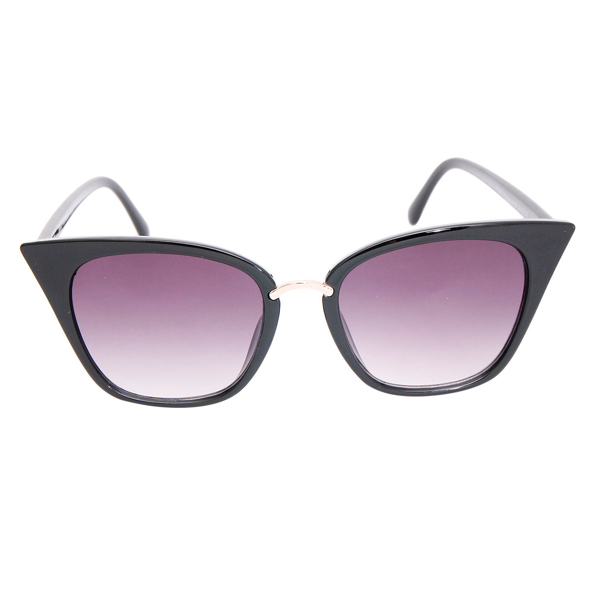 Black Wayfarer Cat Eye Sunglasses
