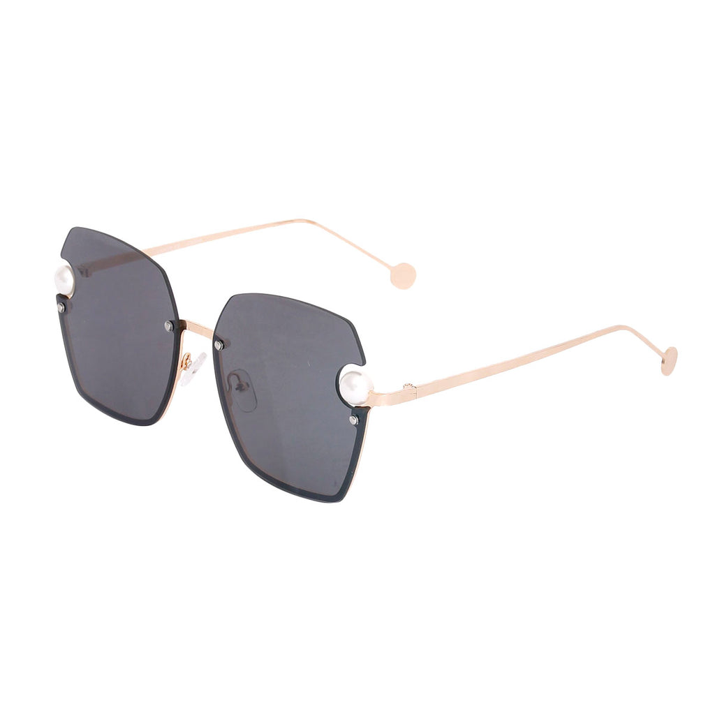 Black Lens Pearl Sunglasses