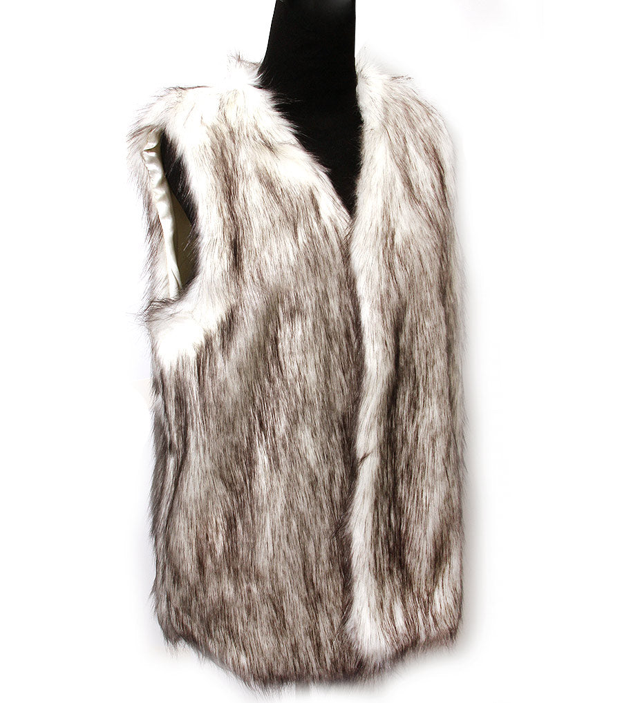 Faux Fur Long Vest