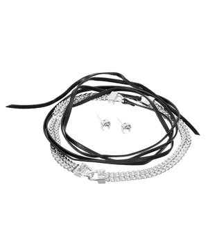 Leather Ribbon Choker