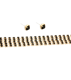 Stone Metal Choker