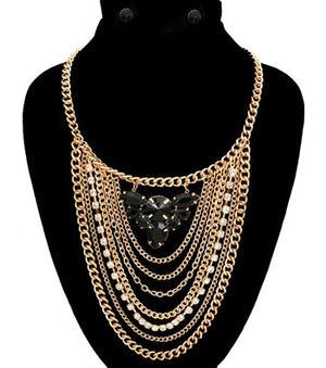 Chain Layered Necklace Set