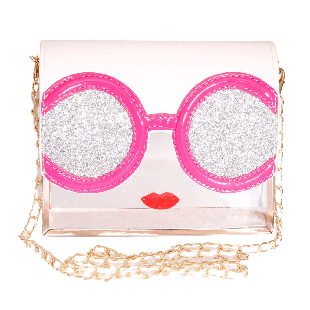 White and Clear Hardcase Face Bag