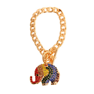 Rainbow Elephant Bracelet