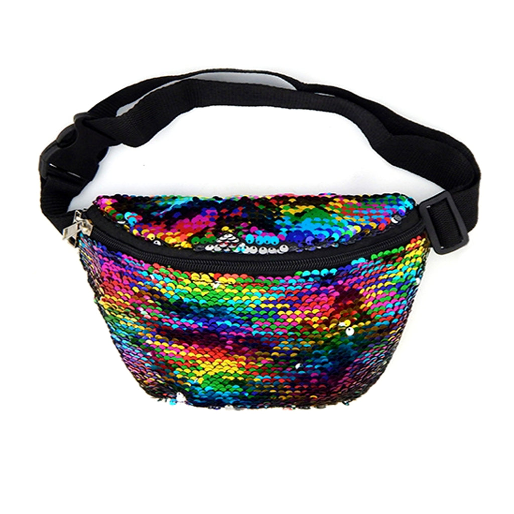 Rainbow Sequin Fanny Pack