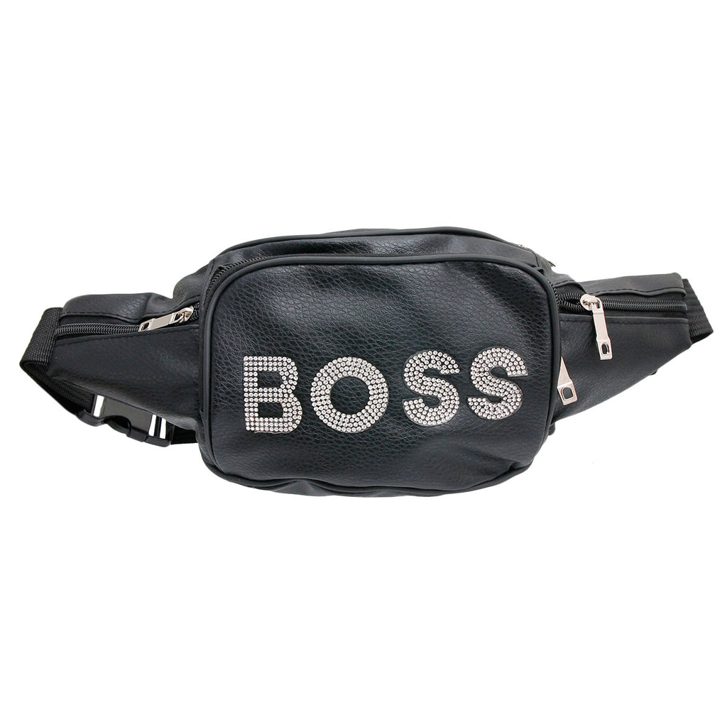 Black 4 Pocket BOSS Fanny Pack