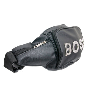 Black 4 Pocket BOSS Fanny Pack