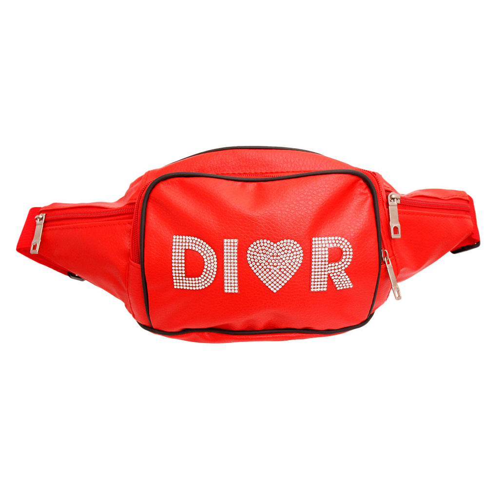 Red 4 Pocket Dior Fanny Pack