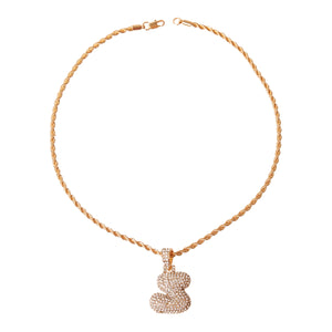 S Initial Necklace