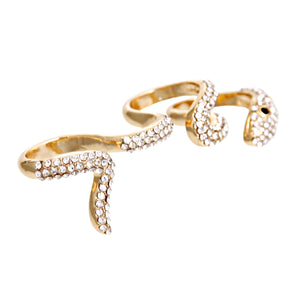 4 Finger Gold Snake Ring