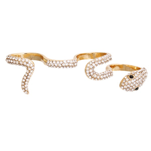 4 Finger Gold Snake Ring