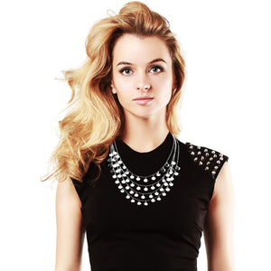 Charm Layered Necklace Set