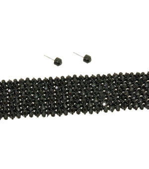 Stoned Metal Choker Set
