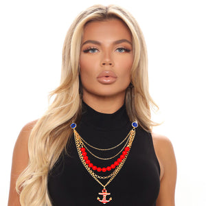 Sea Theme Necklace Set
