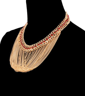 Chain Layered Necklace Set