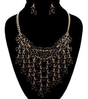 Beads Drop Necklace Set
