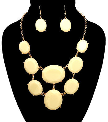 Beads Statement Necklace Set