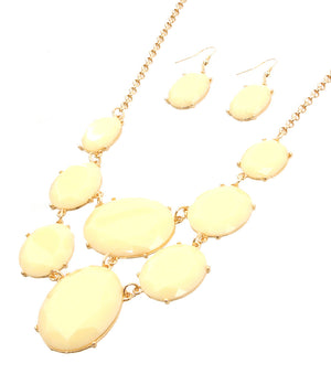 Beads Statement Necklace Set