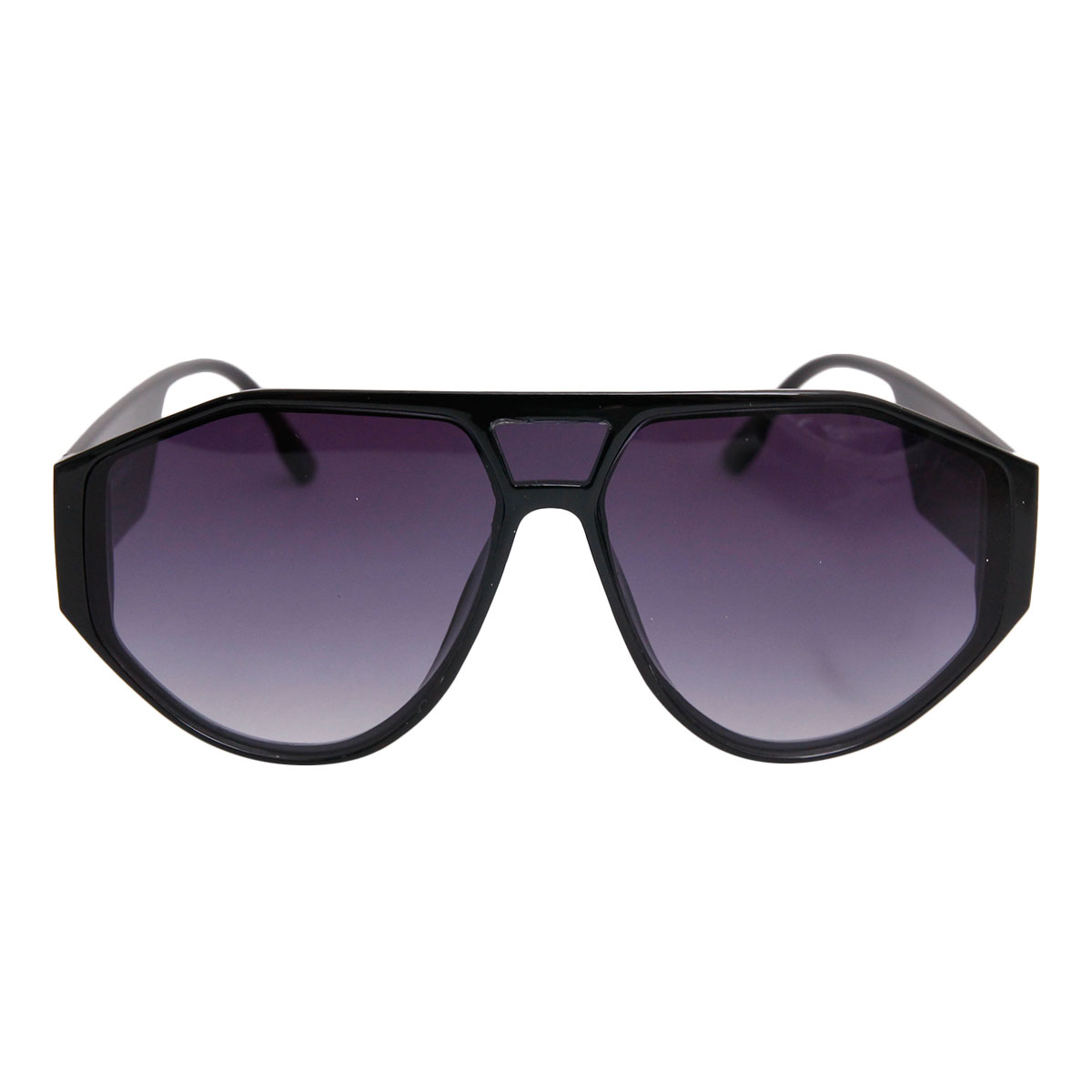 80's Black Rounded Sunglasses