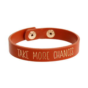 TAKE MORE CHANCES Brown Bracelet