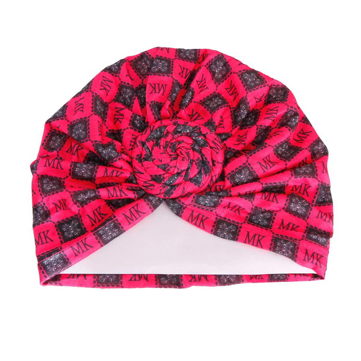 Pink MK Donut Knot Turban