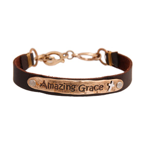 Amazing Grace Brown Bracelet