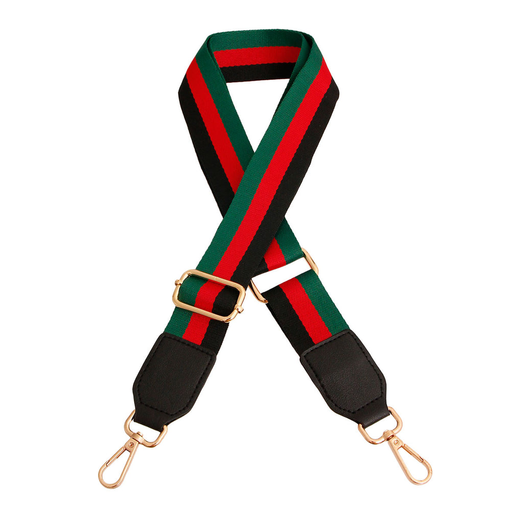 Gucci Stripe Canvas Bag Strap