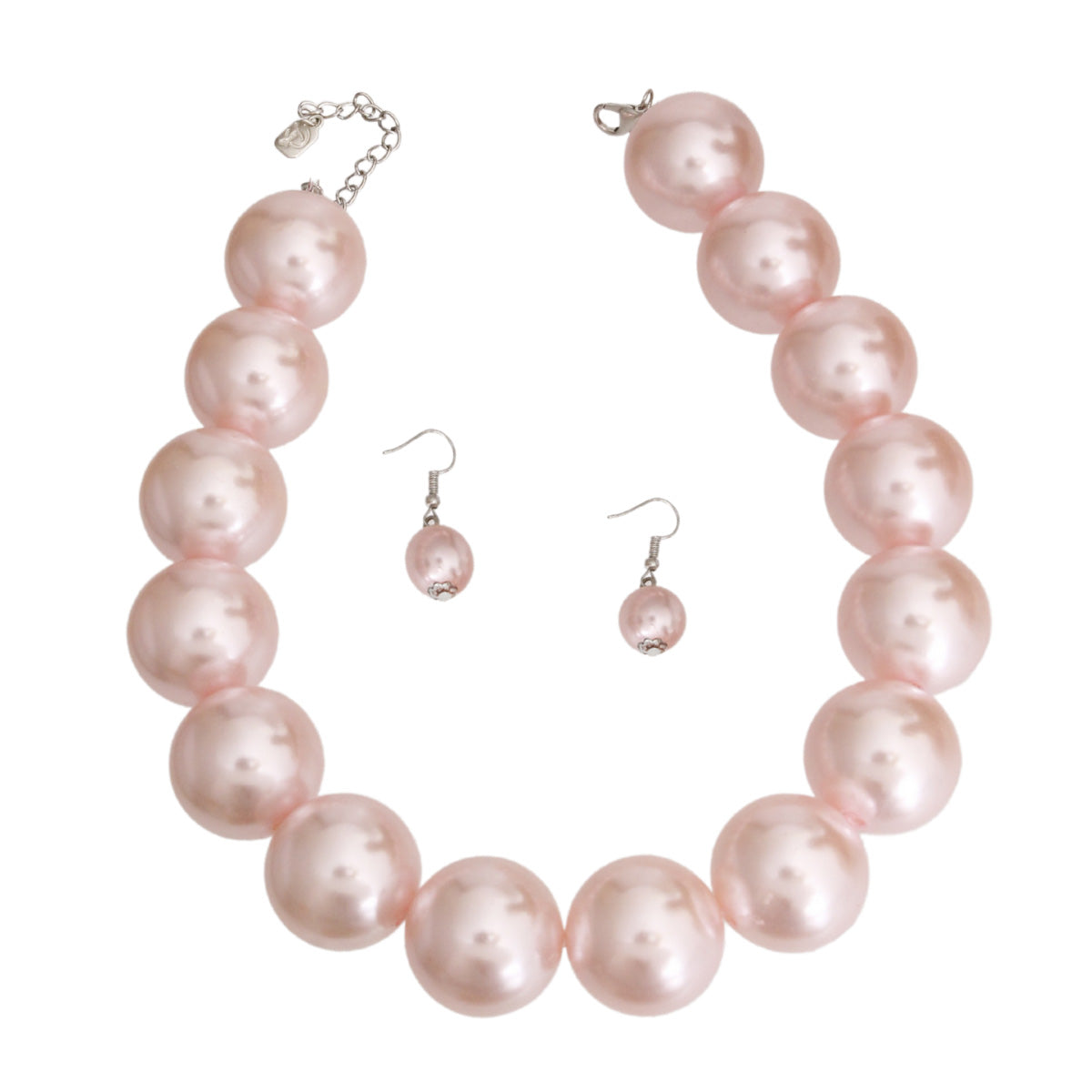Pink Bubble Gum Pearl Necklace