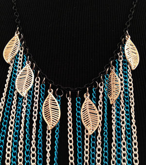 Blue and Black Body Chain